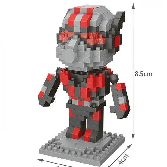 Hero Cartoon Micro Particle Building Blocks Children Assembly Toy Anime Action Figure Boy Girl Kid Gift Cute Toy Building Bricks - ToylandEU