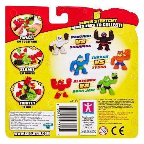 Goo Jit Zu Minis Stretchy Action Figures 2 Pack Set - ToylandEU