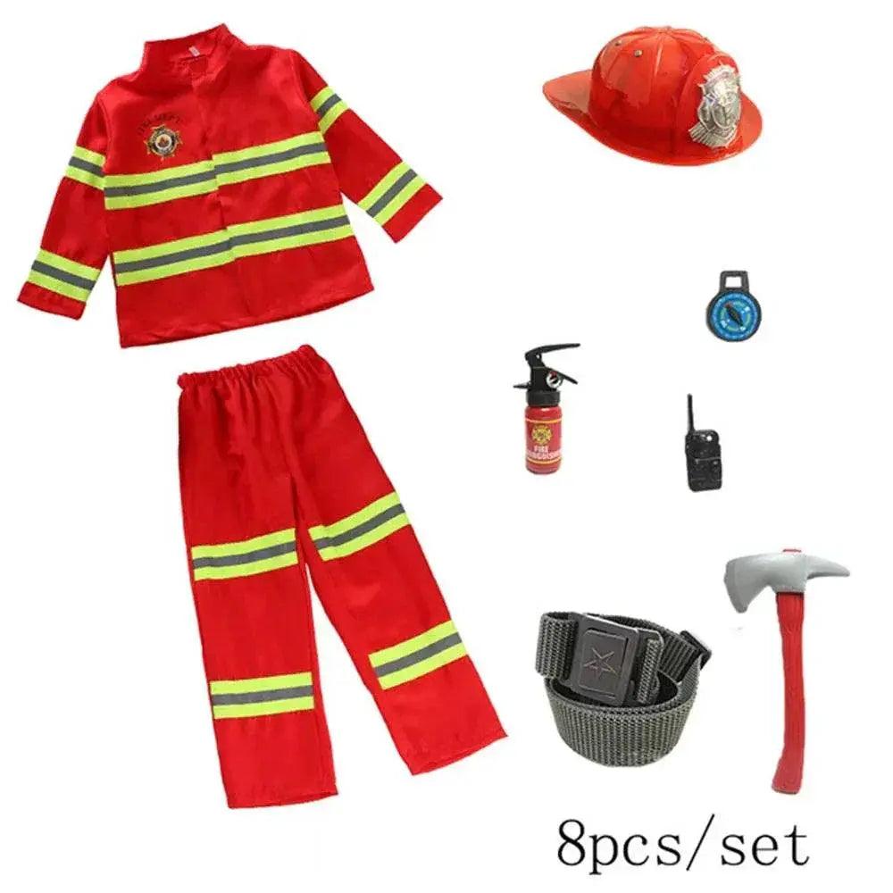  Heroic Kids Firefighter Costume Set with Authentic Gear and Accessories -  ToylandEU™