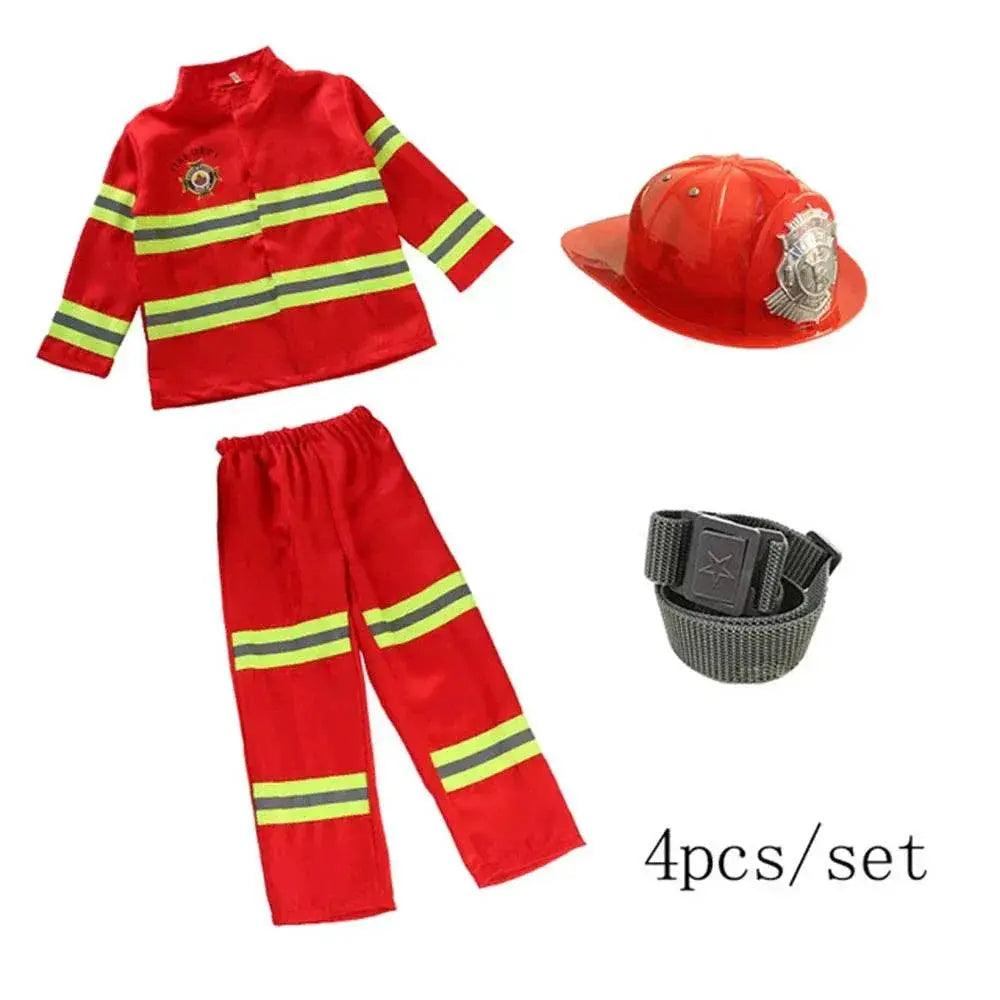  Heroic Kids Firefighter Costume Set with Authentic Gear and Accessories -  ToylandEU™