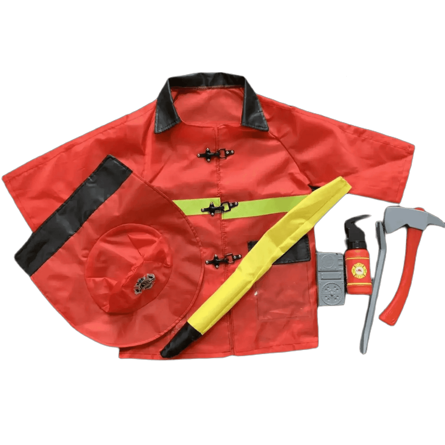 Heroic Kids Firefighter Costume - Unisex Costume for Adventure Play - ToylandEU