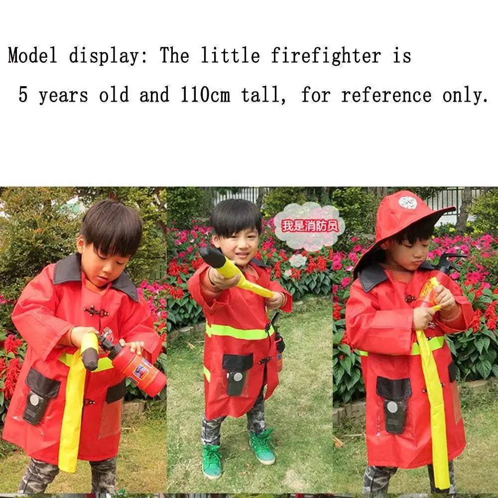 Heroic Kids Firefighter Costume - Unisex Costume for Adventure Play - ToylandEU