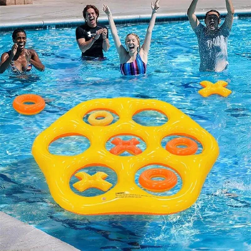  Hexagonal Inflatable Ring Toss Pool Game For Family Fun PVC -  ToylandEU™