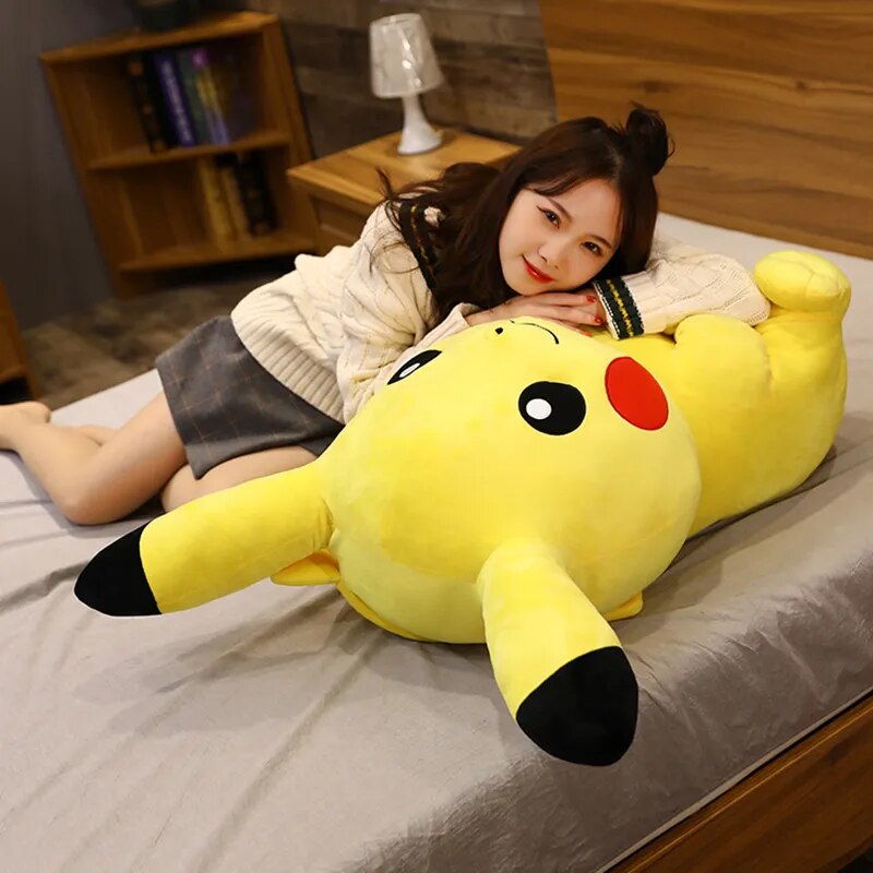 Large Size Pikachu Plush Toy Stuffed Doll Anime Pokemoned Pillow - ToylandEU