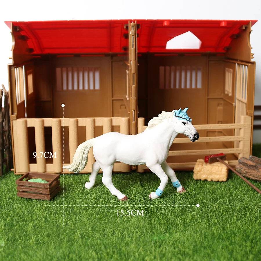 Realistic Horse Figurines Detailed Miniature Cake Topper - ToylandEU