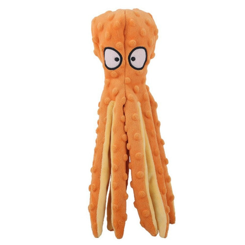 Interactive Octopus Plush Dog Toy with Squeaker and Teeth Cleaning Features Toyland EU Toyland EU