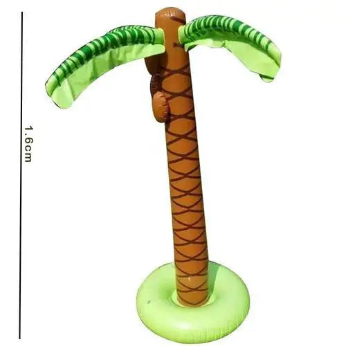 Inflatable Coconut Tree Water Polo Set - Summer Fun for Kids & Parents