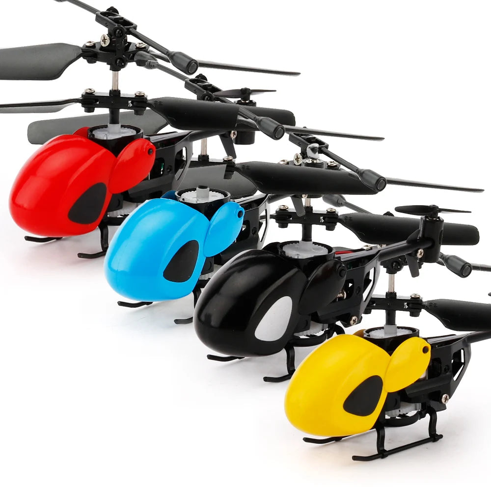 EBORUI Mini Nano RC Helicopter QS5012 2CH Micro Infrared Helicopter Toyland EU