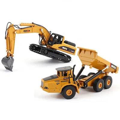 High-Quality Construction Vehicle Model Toys 1:50 Metal Collection - ToylandEU