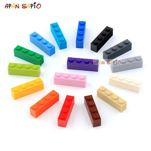 50 PCS Educational 1x4 Dots Building Blocks for DIY Thick Figures ToylandEU.com Toyland EU