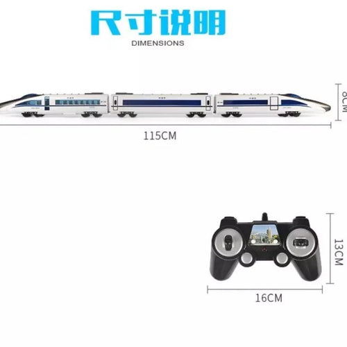 High-Speed Remote Control Train Model with Realistic Sound Effects and Wireless Maneuverability ToylandEU.com Toyland EU