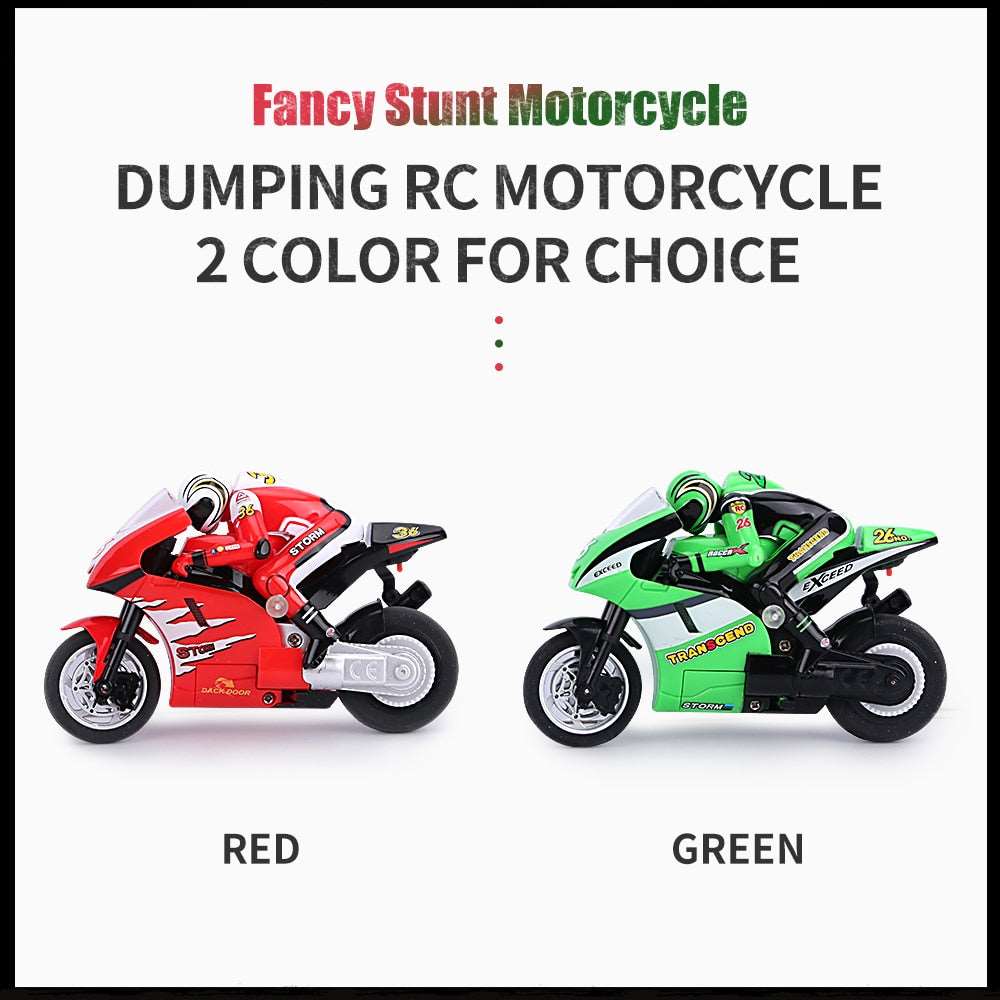 Remote Control Mini Moto Electric Motorcycle Racing Toy for Kids and Adults - ToylandEU