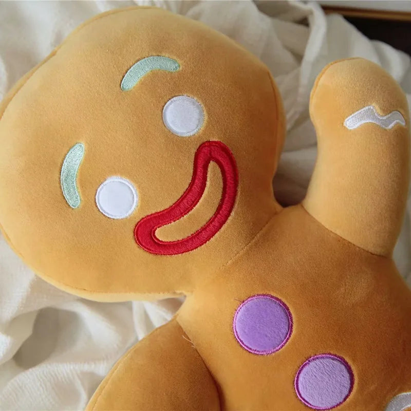 Cute Gingerbread Man Plush Toy Baby Appease Doll Biscuits Man Pillow - ToylandEU