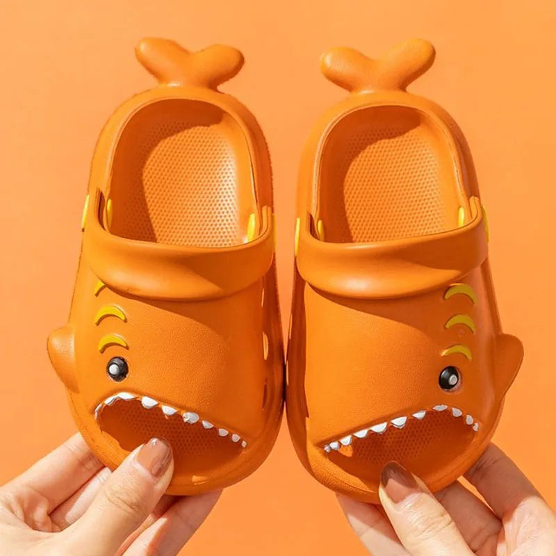 Kids Sandals | Cartoon Shark Design | Anti Slip Soft Sole | 4 to 6Y