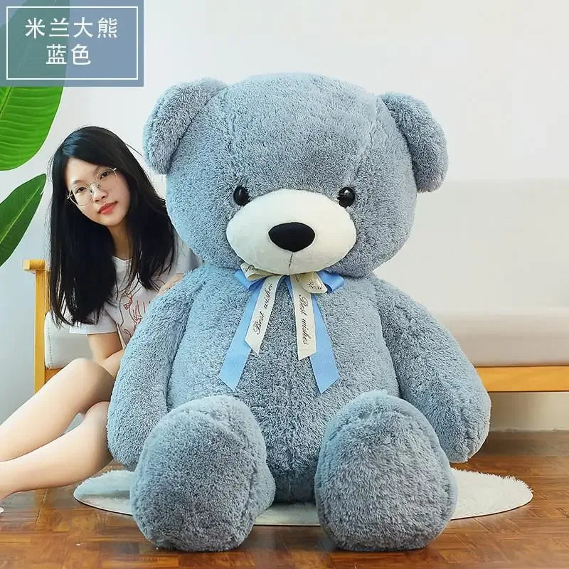 Giant Teddy Bear Plush Toy Three Color Huggable Gift - ToylandEU
