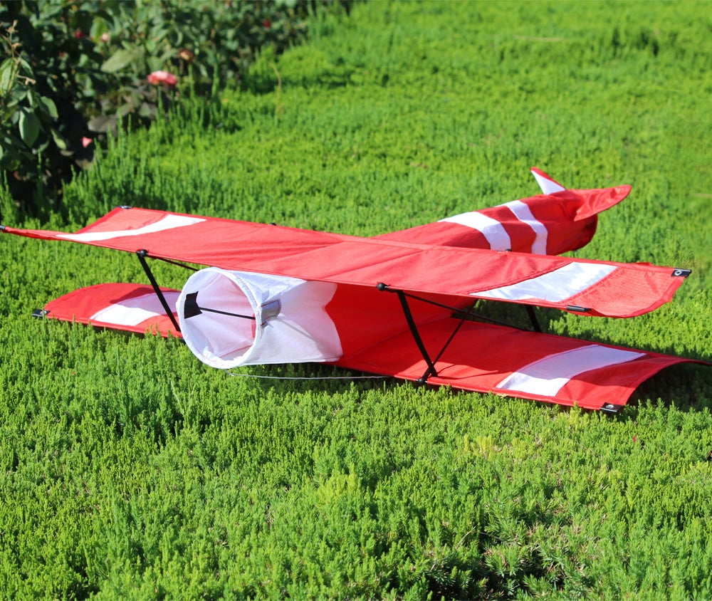 High Quality 3D Single Line Red Plane Kite - Perfect for Beach and Park Fun - ToylandEU