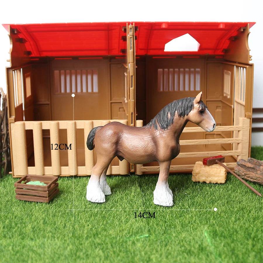 Realistic Horse Figurines Detailed Miniature Cake Topper - ToylandEU