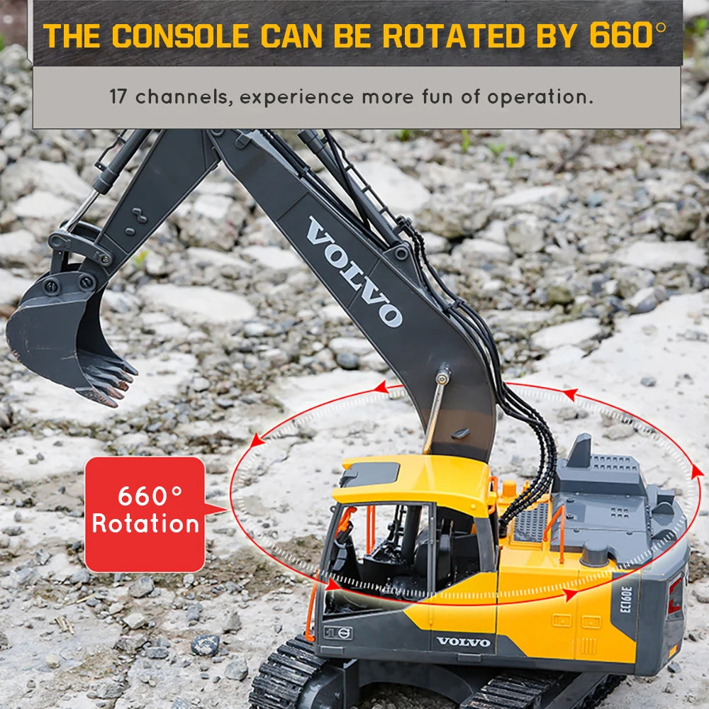 1:16 RC Truck with 3-in-1 Engineering Excavator - ToylandEU