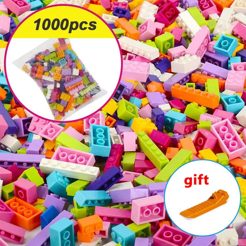 City DIY Building Blocks 1000-Piece Bulk Model - Eco-Friendly and Sealed Bag ToylandEU.com Toyland EU