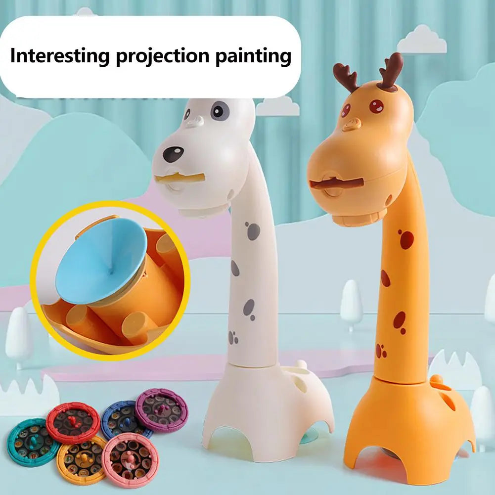 Giraffe Drawing Projector Wand Kids Mini Led Projector Art Drawing - ToylandEU