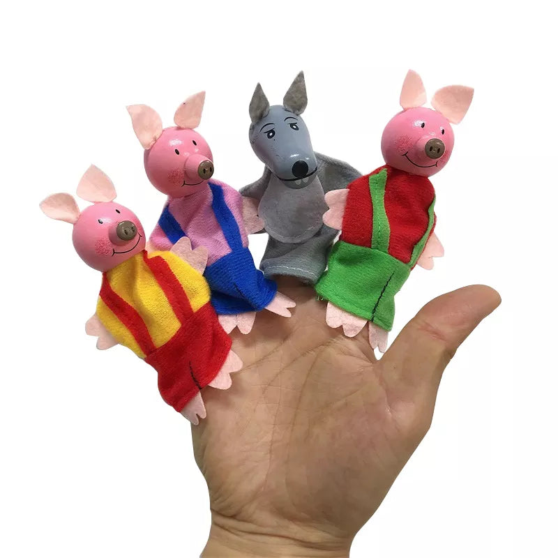 Finger Puppets Animals Dolls Family Educational  Mermaid Hand Collection