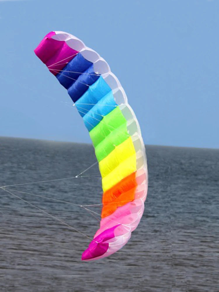 Parafoil Kite | Sizes: 1.4m,2m,2.7m | Includes Bar And Line | 1.4m,2m,2.7m
