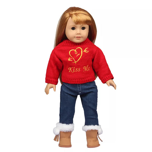 New 18 Inch American Doll Clothes Set for Autumn Travel ToylandEU.com Toyland EU