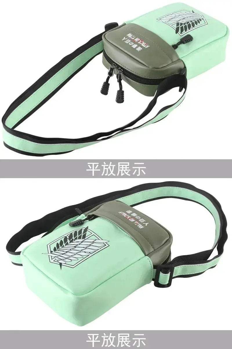 High Capacity Anime Shoulder Bag Multifunctional Everyday Carry - ToylandEU