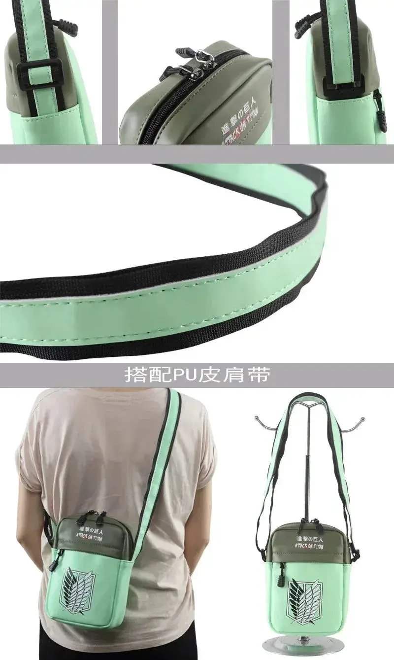 High Capacity Anime Shoulder Bag Multifunctional Everyday Carry - ToylandEU