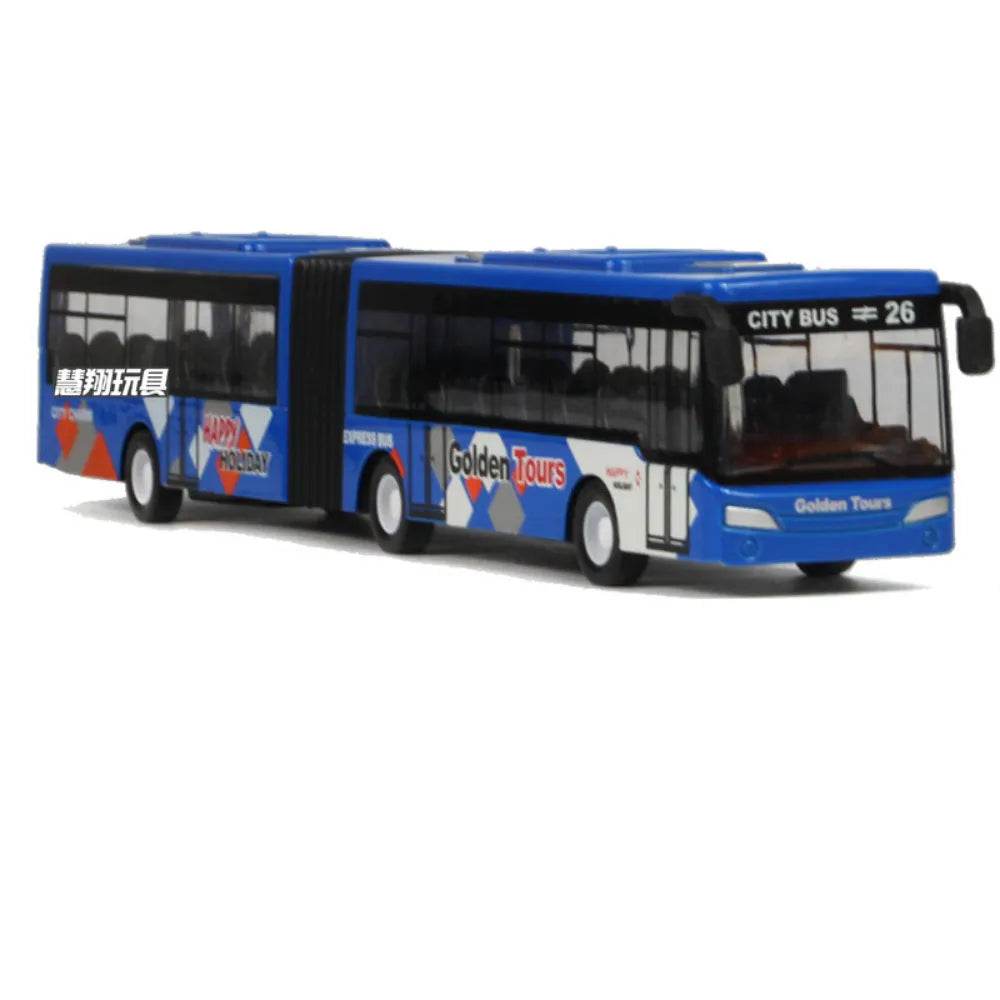 High-Detail Alloy Bus Model Diecast Toy Car - Perfect for Kids & Collectors - ToylandEU