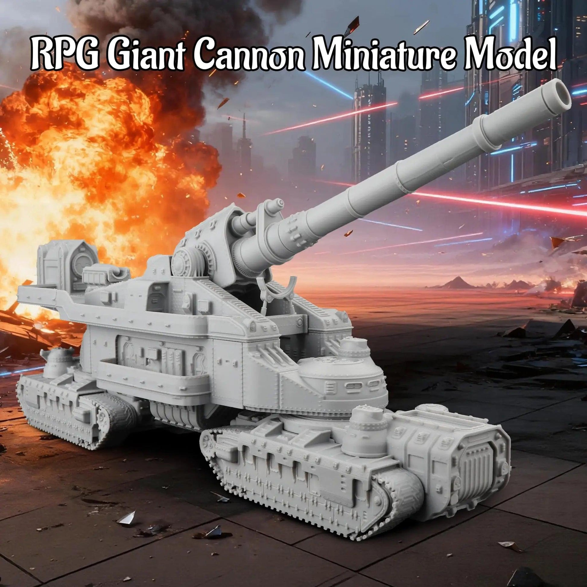  High Detail Sci Fi Cannon Miniature Tabletop Terrain -  ToylandEU™