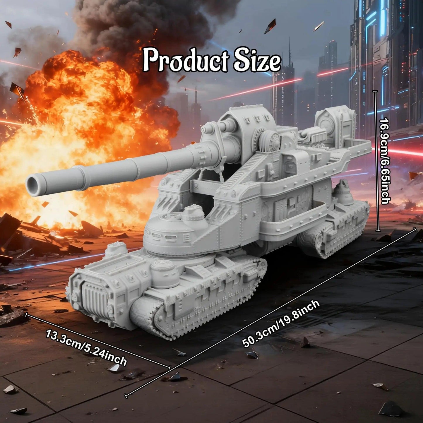  High Detail Sci Fi Cannon Miniature Tabletop Terrain -  ToylandEU™