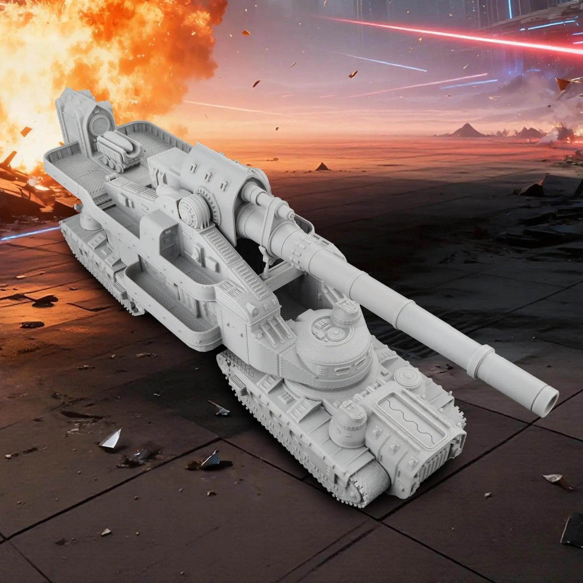  High Detail Sci Fi Cannon Miniature Tabletop Terrain -  ToylandEU™