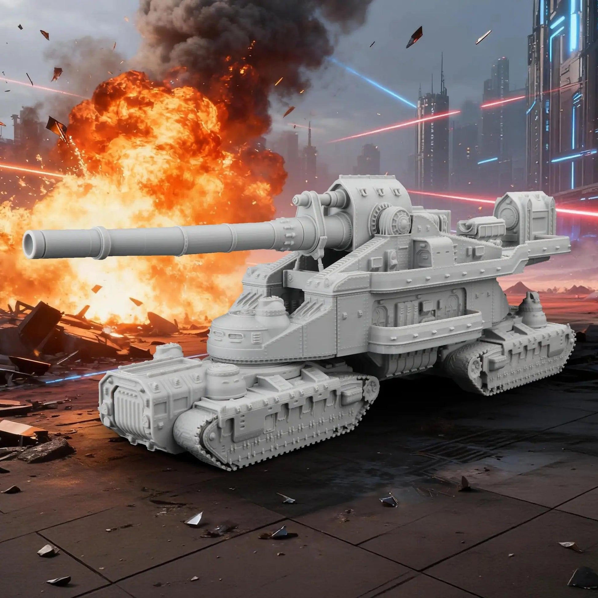  High Detail Sci Fi Cannon Miniature Tabletop Terrain -  ToylandEU™