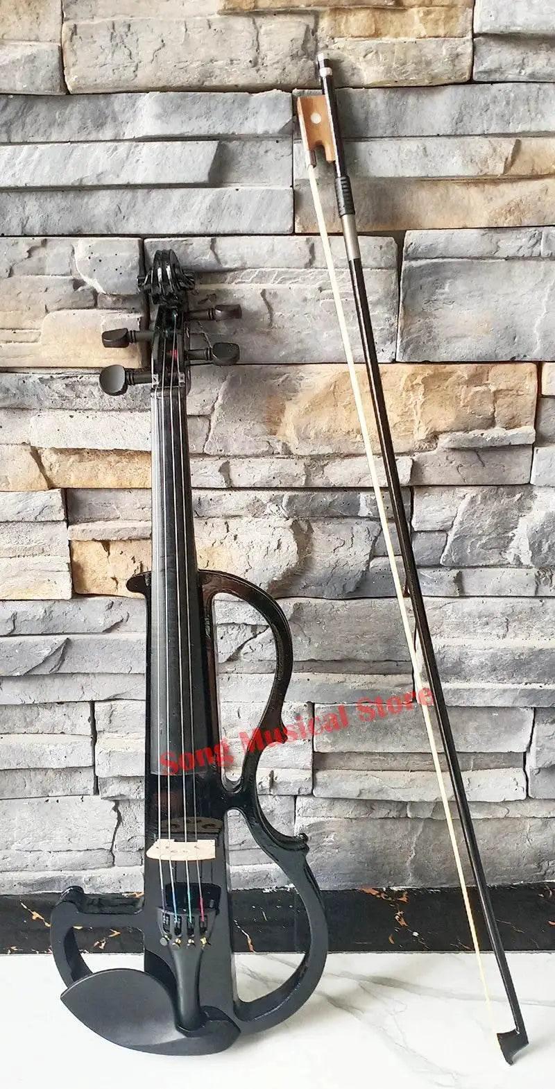  High Grade Black Hand Flash 4/4 Electronic Violin For Beginners -  ToylandEU™