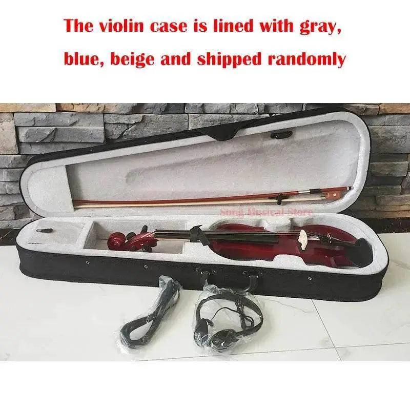  High Grade Black Hand Flash 4/4 Electronic Violin For Beginners -  ToylandEU™