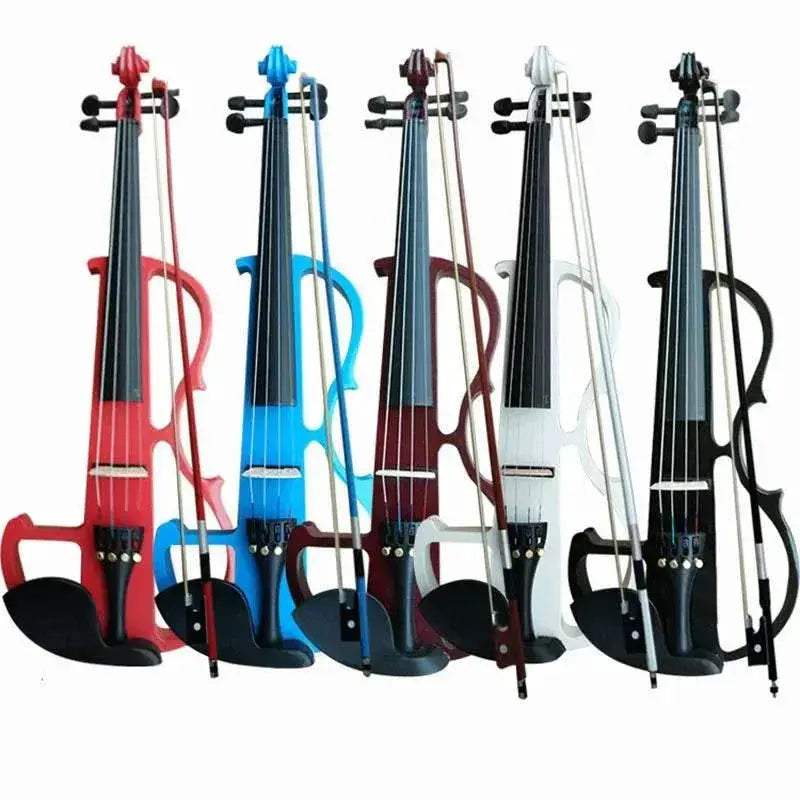 High Grade Black Hand Flash 4/4 Electronic Violin For Beginners - ToylandEU