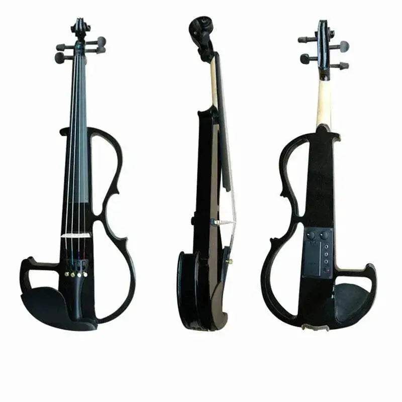 High Grade Black Hand Flash 4/4 Electronic Violin For Beginners - ToylandEU