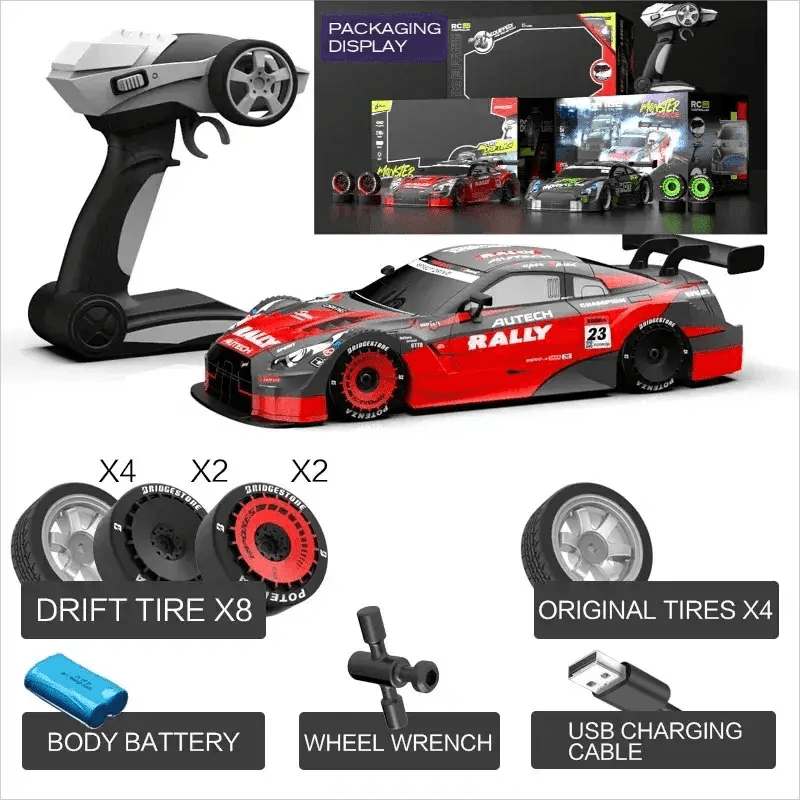  High Performance 1:16 Scale Drift Racing RC Car Kit with 40km/h Speed,  -  ToylandEU™