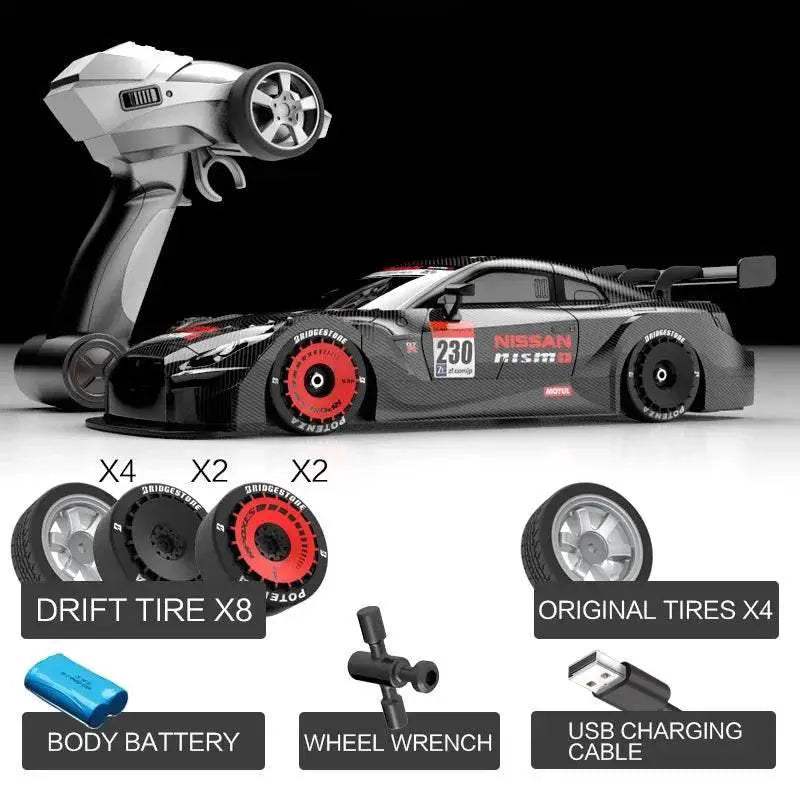  High Performance 1:16 Scale Drift Racing RC Car Kit with 40km/h Speed,  -  ToylandEU™