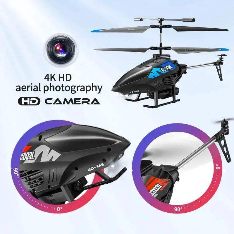  High-Performance RC Helicopter with 4K Camera - 4DRC -  ToylandEU™