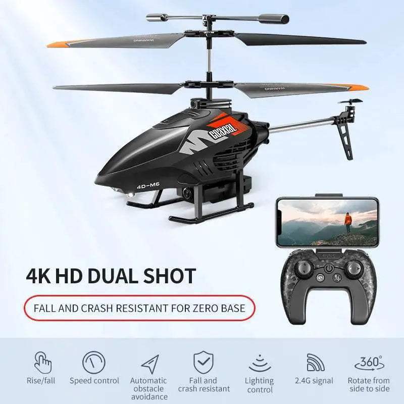  High-Performance RC Helicopter with 4K Camera - 4DRC -  ToylandEU™