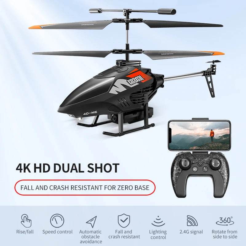High-Performance RC Helicopter with 4K Camera and Altitude Hold for Adults and Kids Aerial Photography - ToylandEU