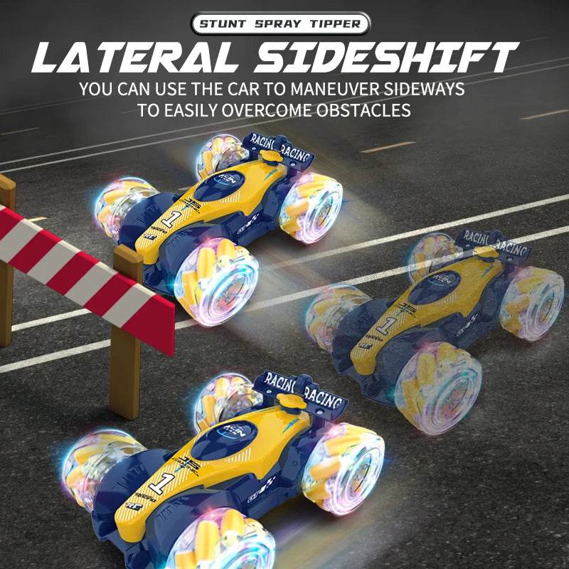 High-Performance Remote Control Stunt Car with Gesture Induction and Colorful Lights for Kids Outdoor Fun - ToylandEU