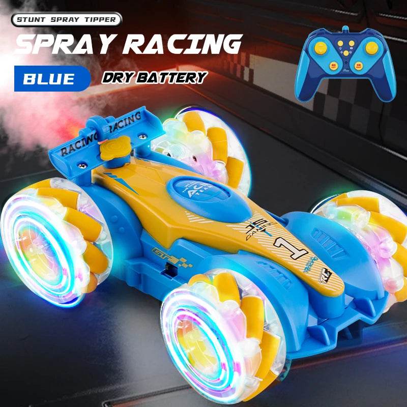 High-Performance Remote Control Stunt Car with Gesture Induction and Colorful Lights for Kids Outdoor Fun - ToylandEU