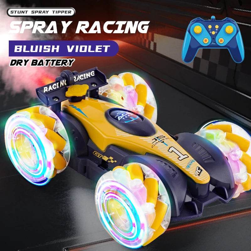 High-Performance Remote Control Stunt Car with Gesture Induction and Colorful Lights for Kids Outdoor Fun - ToylandEU