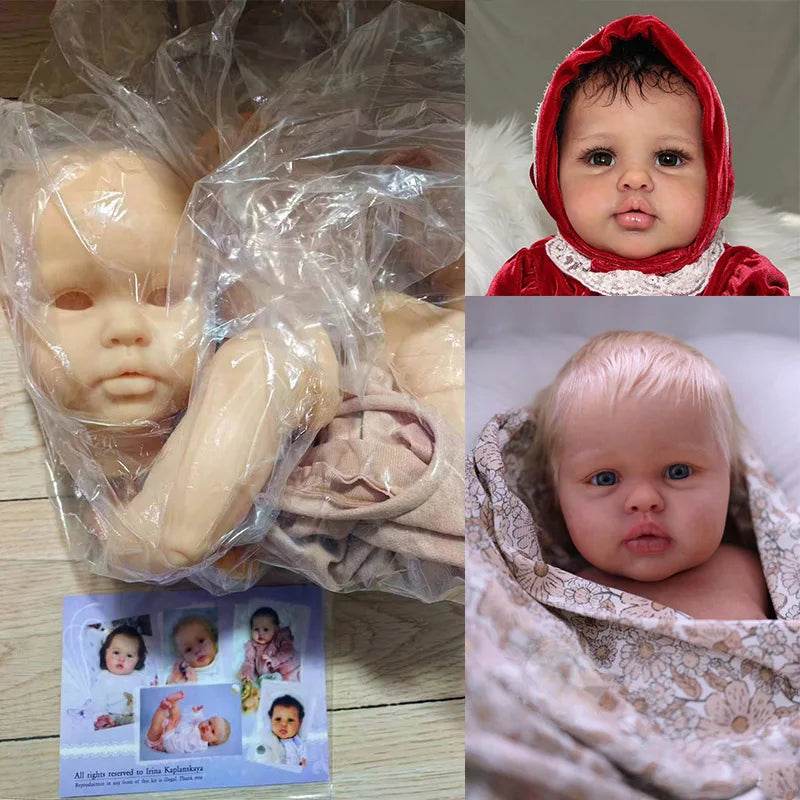 High Quality 22 Inch Reborn Doll Kit Unpainted Vinyl Parts for DIY Enthusiasts and Collectors - ToylandEU