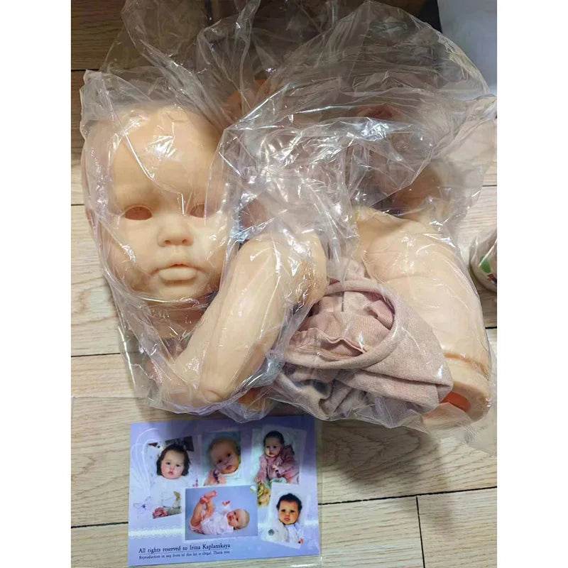 High Quality 22 Inch Reborn Doll Kit Unpainted Vinyl Parts for DIY Enthusiasts and Collectors - ToylandEU