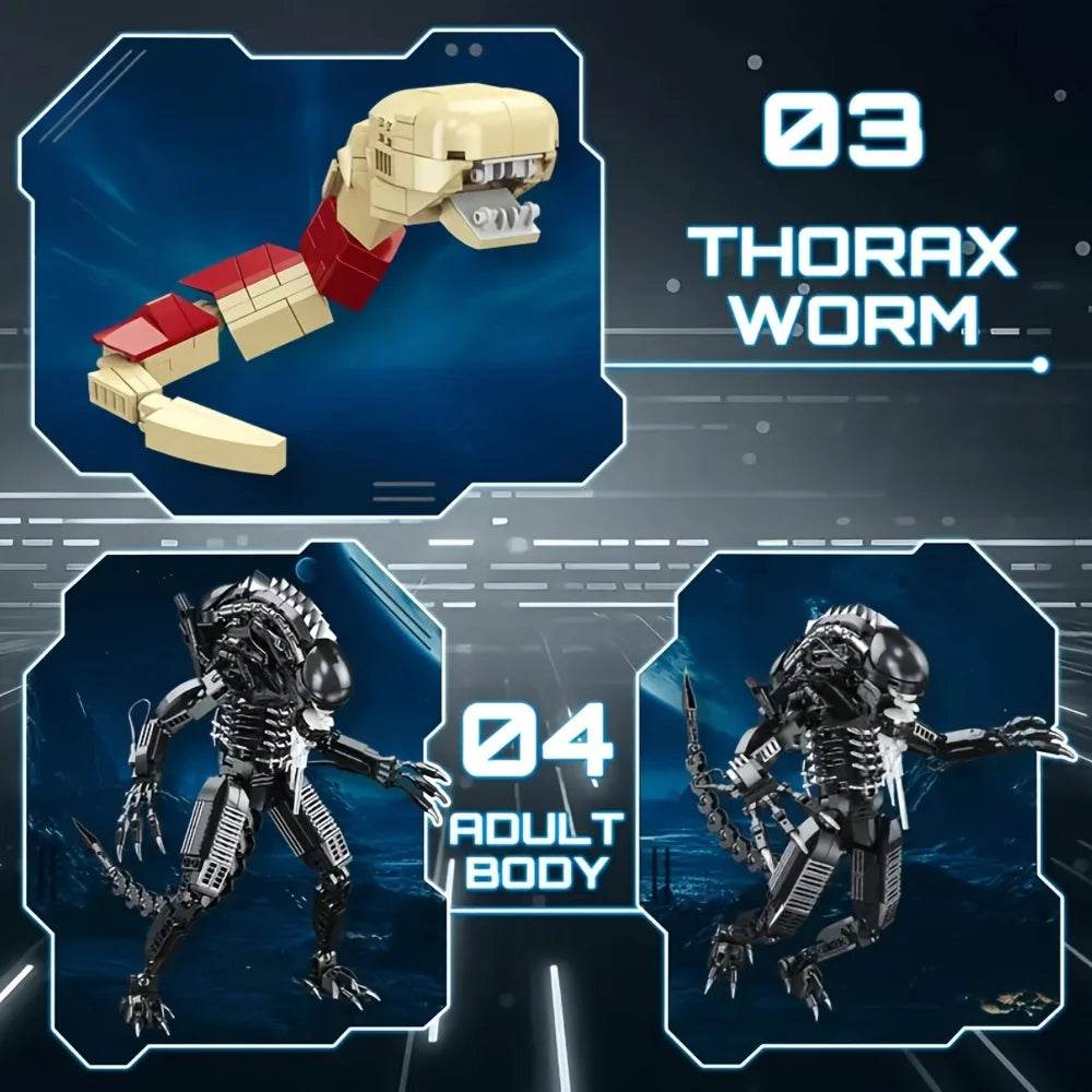 High Quality Building Block Set Alien Mutant Bricks 882 Pieces For Boys 14 Plus Gift Set Today - ToylandEU