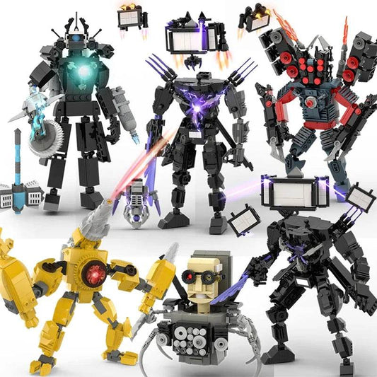 High Quality Building Block Set with Moc Skibidi Toilet Characters for Kids and Collectors - ToylandEU